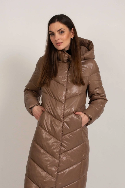Зимняя куртка-пальто с капюшоном-3