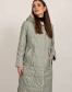 Женская куртка на тинсулейте оливковая-3