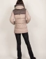 Зимняя куртка женская биопуховик беж-7