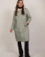 Женская куртка на тинсулейте оливковая-2