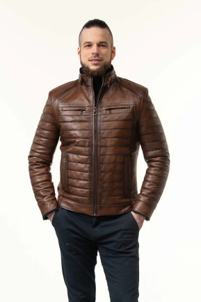 Дублянка чоловіча у коричневому кольорі