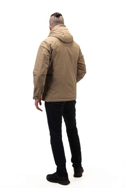 Чоловіча демісезонна куртка оливкова-6