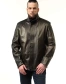 Кожаная куртка мужская классическая-4