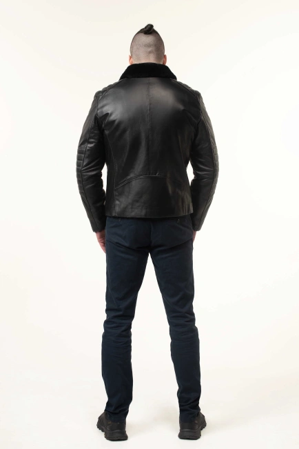 Дублянка чоловіча шкіряна косуха-2