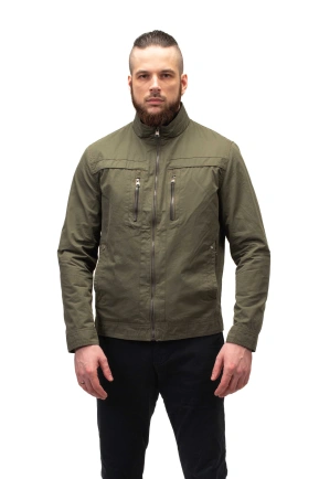 Чоловіча куртка в кольорі хакі легка