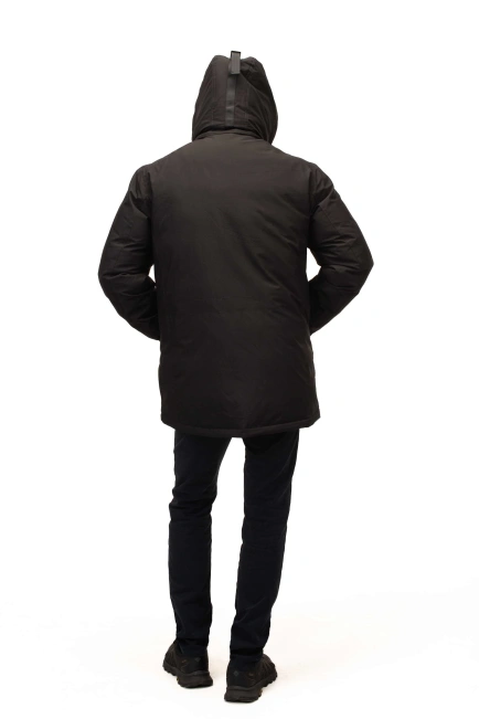 Мужской зимний биопуховик удлинённый-2