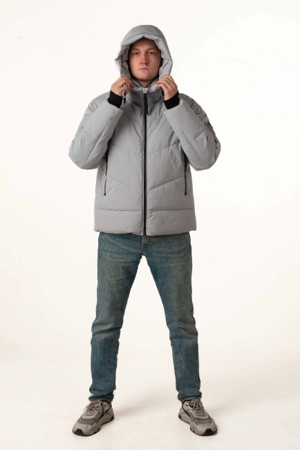 Зимова чоловіча куртка з біопухом-5