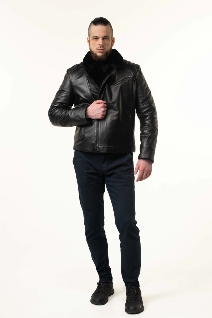Дублянка чоловіча шкіряна косуха-7