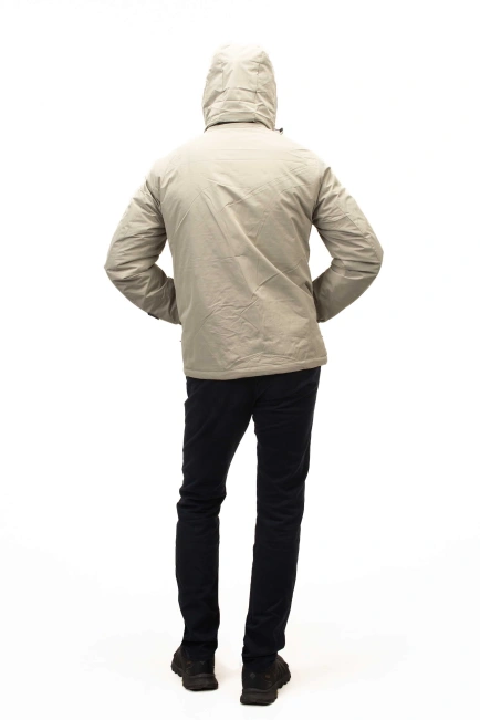 Демісезонна куртка світлого кольору-2