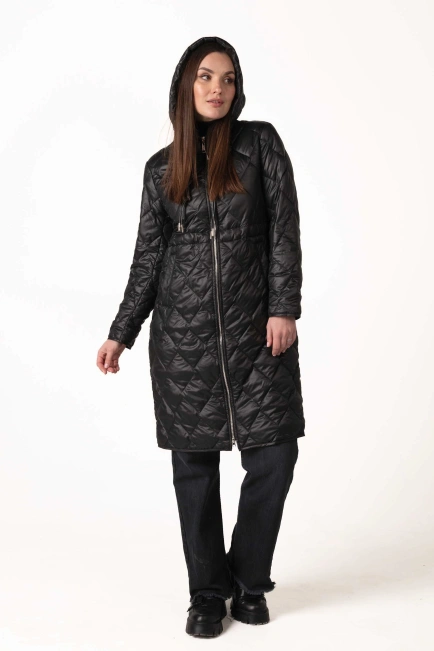 Куртка демисезонная с капюшоном и кулиской-6