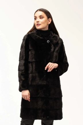 Шикарна шуба із натурального хутра норки