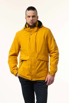 Демісезонна куртка на синтепоні жовта