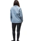 Жіноча куртка-вітрівка колір блакитний-2