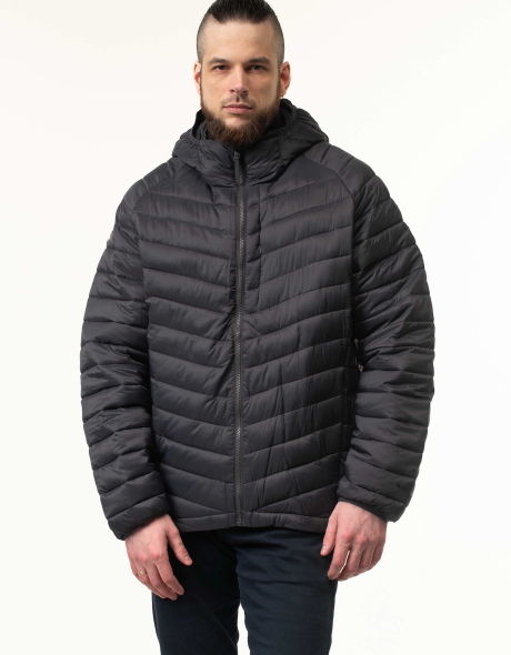 Демисезонная куртка на синтепоне тёмно-серая