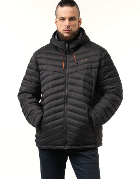 Демісезонна куртка на синтепоні чорна