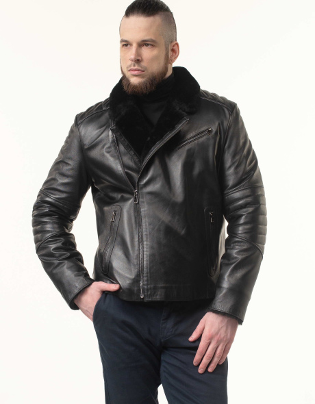 Дублянка чоловіча шкіряна косуха