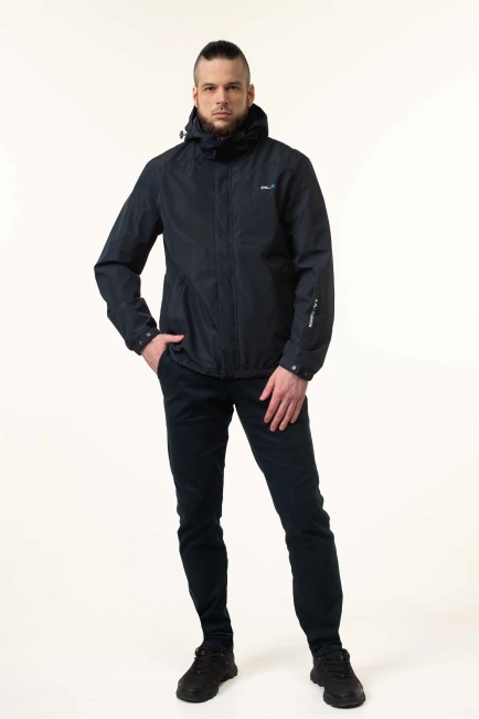 Чоловіча вітровка темно-синя-10