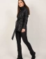 Женская куртка трансформер черная-4