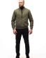 Чоловіча легка куртка бомбер хакі-7