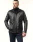 Шкіряна куртка чоловіча з коміром-1