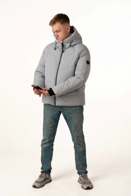 Зимова чоловіча куртка з біопухом-7