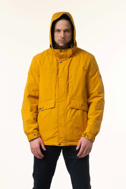 Демісезонна куртка на синтепоні жовта-9