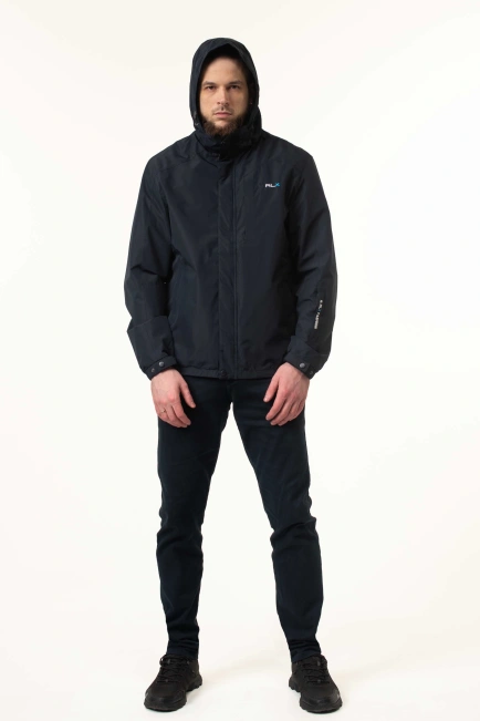 Чоловіча вітровка темно-синя-8